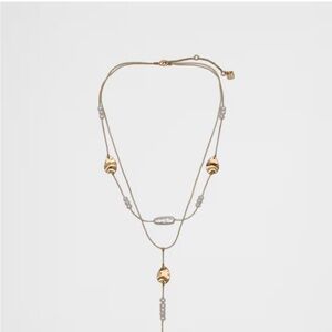 NWT Banana Republic Factory Gold Minimalist Necklace